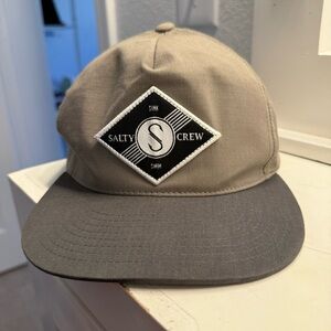 Salty Crew Gray Logo Hat